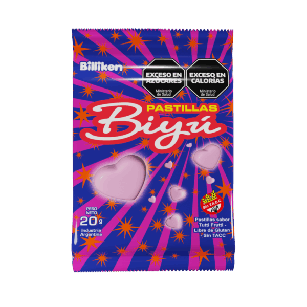 PASTILLAS BIYU TUTTI X12 X20G