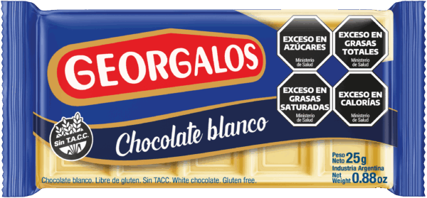 GEOR COLMENITA CHOC BLANCO 24X25G