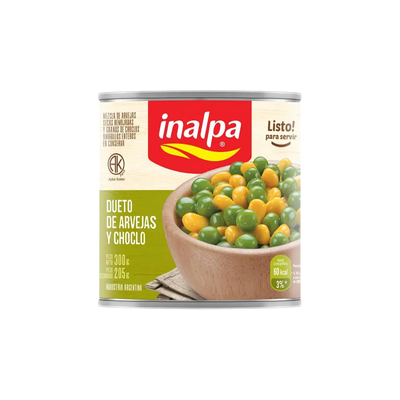INALPA DUETO ARVEJAS Y CHOCLOS X300G