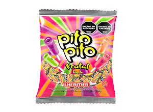LHE CHUP. PITO PITO FRUTAL BOLSA