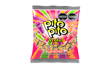 LHE CHUP. PITO PITO FRUTAL BOLSA