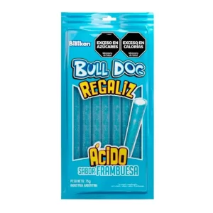 REGALIZ BULLDOG FRAMBUESA X12X75GS