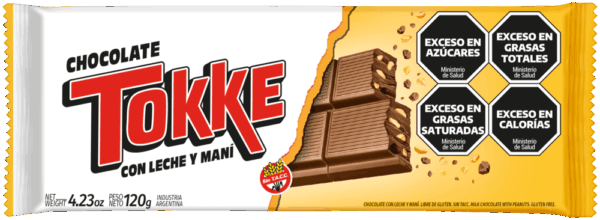 GEOR TOKKE LECHE Y MANI CUART X120G