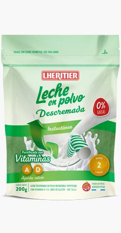 LHE LECHE POLVO DESC X 200GR
