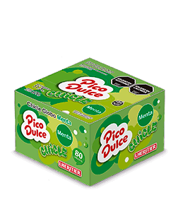 LHE CHICLE PICO DULCE MENTA CON TATOO