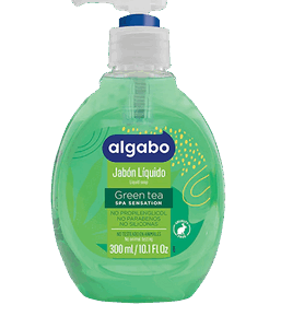ALG. JABON LIQ GREEN TEA X300