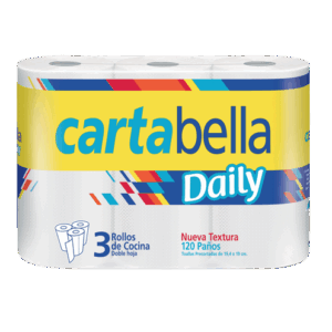 PA ROLLO COCINA CARTABELLA X 3 UN