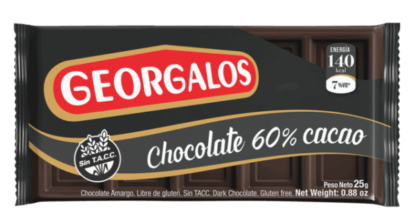 GEOR COLMENITA 60% CACAO 24X25G