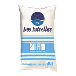 DA DOS ESTRELLAS SAL FINA X 500 GR