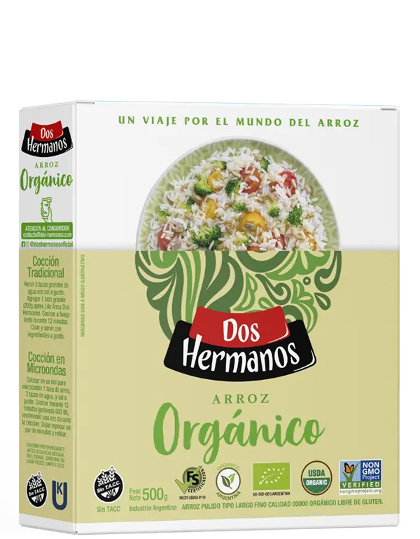 DH ARROZ ORGANICO LF CAJA X 500 GR