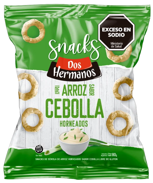 DH SNACKS CREMA Y CEBOLLA X 80 GR