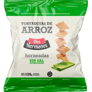 DH TOSTADAS DE ARROZ SIN SAL X 120 GR