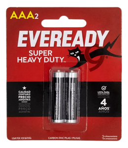CH PILA EVEREADY 1212 BP2 AAA STEEL