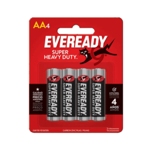 CH PILA EVEREADY 1215 BP4 AA STEEL