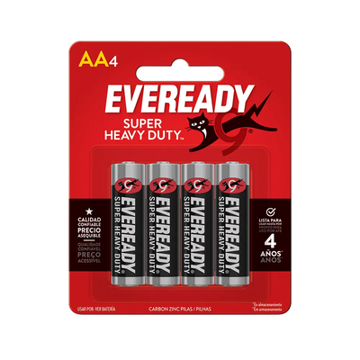 CH PILA EVEREADY 1215 BP4 AA STEEL