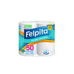 PA HIGIENICO FELPITA 4 X 50 MTS
