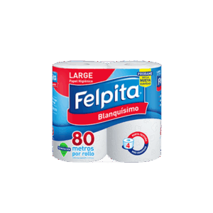 PA HIGIENICO FELPITA 4 X 80 MTS