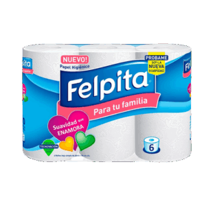 PA HIGIENICO FELPITA 6 X 30 MTS