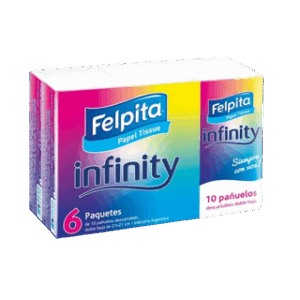 PAÑUELOS FELP INFINITY X 6 UN