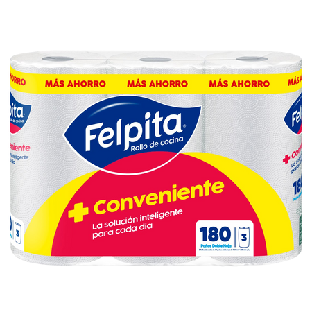 PA ROLLO FELPITA X 180PAÑOS D.H