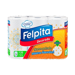 PA ROLLO COCINA FELPITA DEC X 3 UN