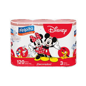 PA ROLLO COC FELPITA DISNEY X 3 UN