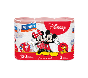 PA ROLLO COC FELPITA DISNEY X 3 UN
