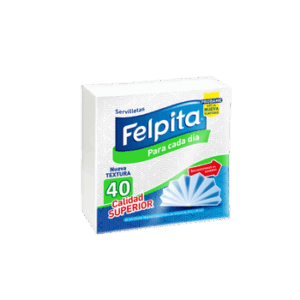 PA SERV FELPITA BLANCA X 40 UN