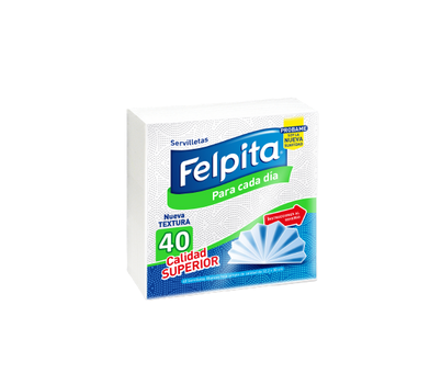 PA SERV FELPITA BLANCA X 40 UN