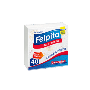 PA SERV FELPITA DECORADA X 40 UN