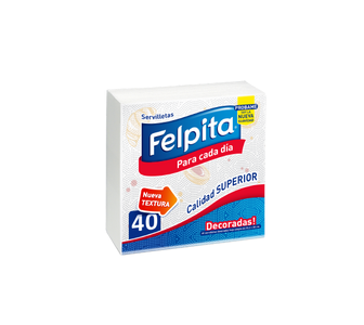 PA SERV FELPITA DECORADA X 40 UN