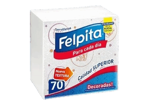 PA SERV FELPITA DECORADA X 70 UN