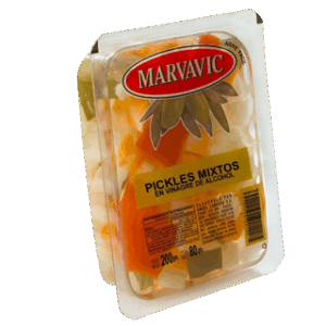 MV PICKLES EN VINAG X 300 GR