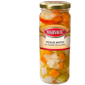 MV PICKLES EN VINAG FRS X 330 GR