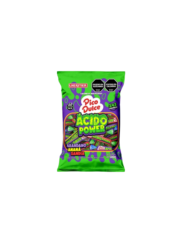 GOMITAS PICO DULCE ACIDO POWER 500G