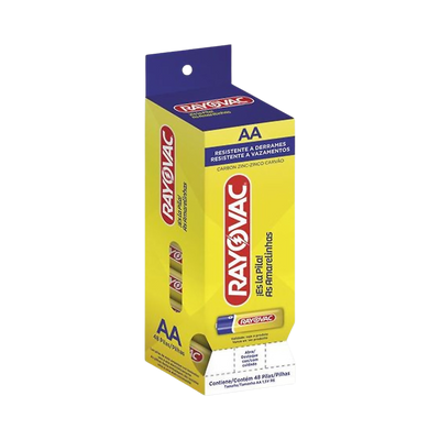 CH PILA RAYOVAC AA TUBO X4