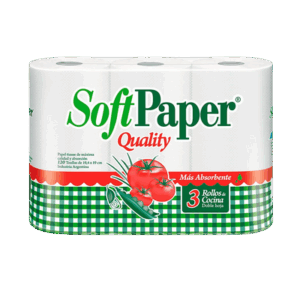 ROLLO COCINA SOFT PAPER X 3 UN