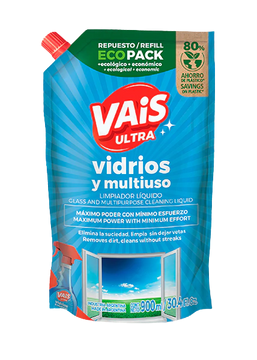 ALG. VAIS VIDRIOS Y MULT. ECO PACK X900ML